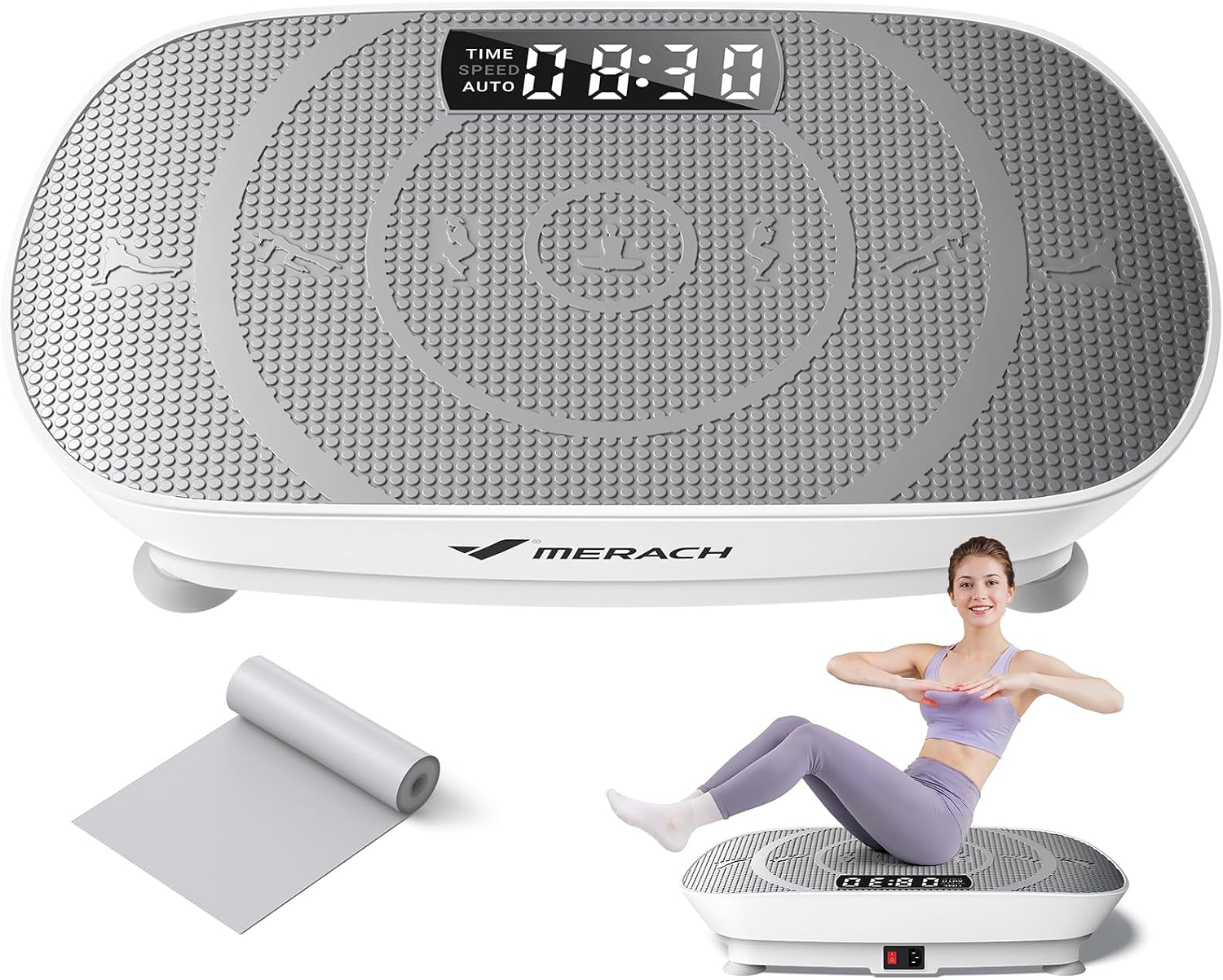 Vibration plate for home fitness training